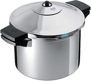 Kuhn Rikon Duromatic Inox Stainless Steel Pressure Cooker with Side Grips, 6 Litre / 22 cm