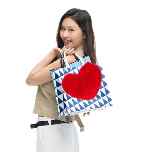 Sac en peluche rouge bandoulière moderne résout le manque de style - 7
