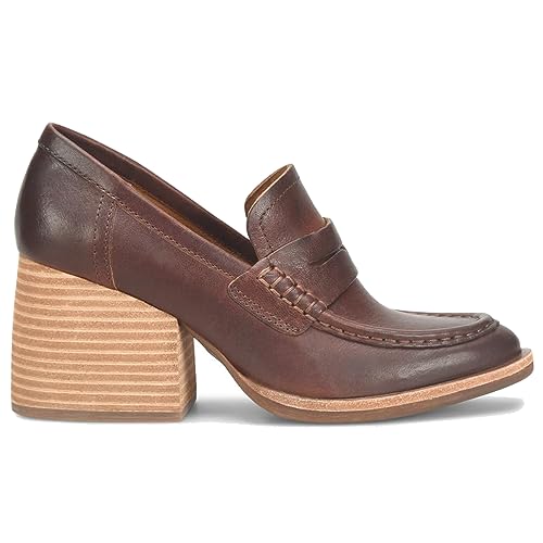 Image of MOOMMO Women Chunky Platform Loafers Pumps Round Closed Toe Slip On Penny Loafers Suede Block High Heels Oxford Shoes Formal Classic Thick Heel Dress Loafer Office Ladies Vintage Comfort 4-11 M US