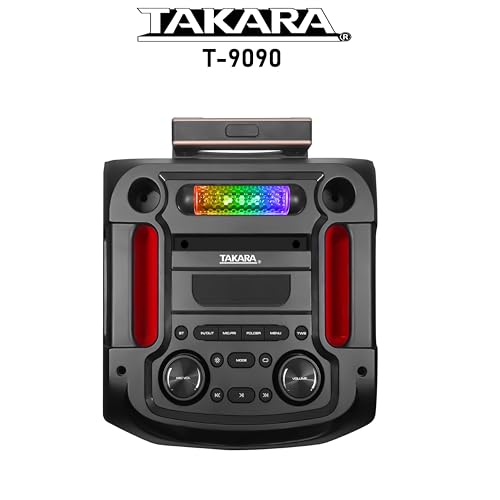 Takara T 9090 Party Karaoke Trolley DJ Speaker - Image 6