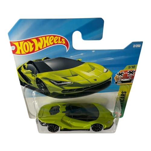 Image of Hot Wheels '16 Lamborghini Centenario Roadster [Green] Exoticars 1 /10, 2 /250-1:64 Scale Diecast Toy Vehicle