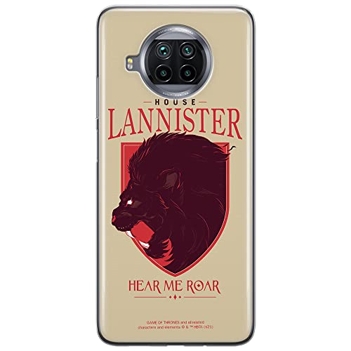 ERT GROUP mobile phone case for Xiaomi REDMI NOTE 9T original and officially Licensed Game of Thrones pattern 008 optimally adapted to the shape of the mobile phone
