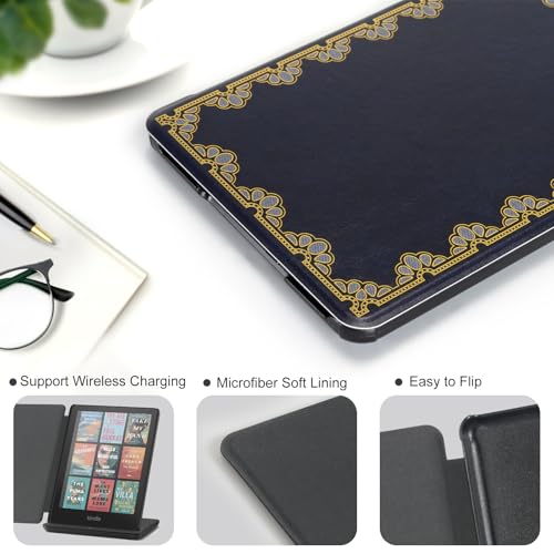 Image of CoBak Case for 7 inch E-Readers - All New PU Leather Cover with Auto Sleep Wake Feature for E-Readers 2024 Released