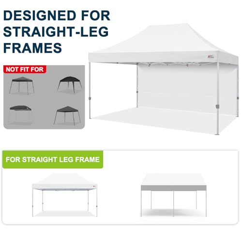 Image of MASTERCANOPY 10x15 Pop Up Canopy Sidewall Only 1-Pack White