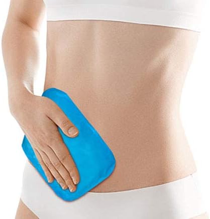 Rapid Relief Reusable Gel Cold Compress - Soft Fabric Cold Pack for Injuries, First Aid, Sprains, Headaches, Muscle Aches, and Pain Relief 5” x 11” Small