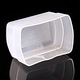 VBESTLIFE Flash Diffuser, White Plastic Camera Bounce Softer Flash Diffuser For Canon 580EX 580EX II for YONGNUO YN560 YN-565EX - Image 4