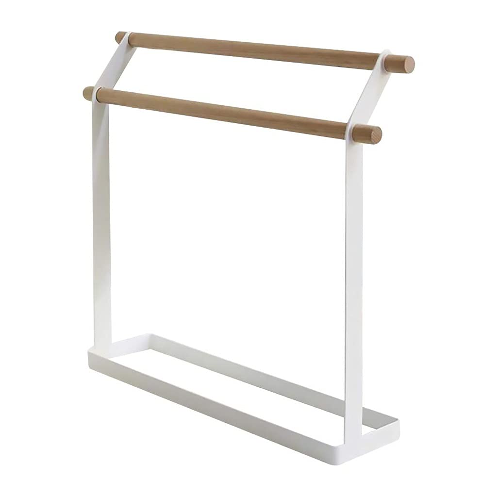 Porte-serviette sans perçage pour organiser la salle de bain sans trou