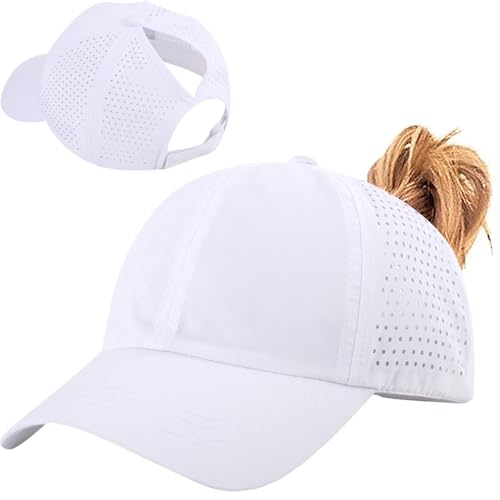 Casquette queue de cheval réglable Enwokran finie la chaleur pendant le sport
