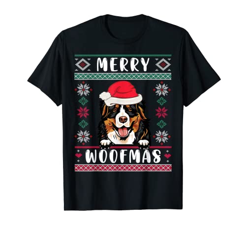 Bernese Mountain Christmas funny Gift for Dog Lover Owner T-Shirt