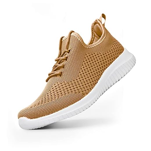 Flysocks Tênis sem cadarço para mulheres, tênis de caminhada, antiderrapante, leve, respirável, tênis de corrida confortável, A- Laranja, 8.5