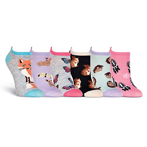 Image of K. Bell women's Fun Food & Drink Low Cut Socks - 6 Pairs - Cool & Cute Novelty Gifts