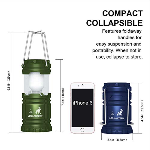 Mallome Lanterns Battery Powered Led - Camping Lantern Emergency Hurricane Lights - Portable Camp Tent Lamp Light Operated At Home, Indoor, Power Outages #TOP4
