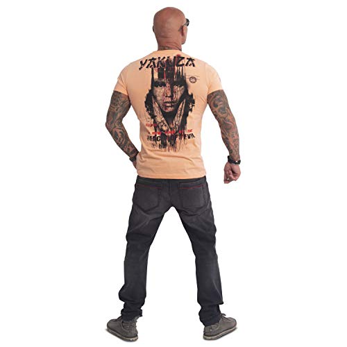Yakuza T-Shirt Face of Evil TSB-610 Papaya Punch