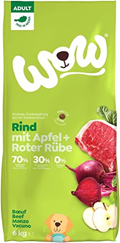 Produktbild von WOW Adult Rind mit Apfel und Roter Rübe Hundetrockenfutter - 12 kg