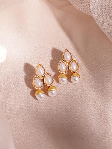 Image of Rubans Necklace Set Gold Plated Traditional Stylish Jewellery Gift for Women & Girls