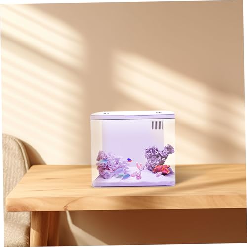 13-Gallon-Aquarium-Starter-kits-Small-Fish-Tank-with-3-Layer-Filter--LED-Light-Clear-Acrylic-Desktop-Fish-Tank-with-Self-Cleaning-System-Home-Decor-for-Betta-Fish-Shrimp-Goldfish