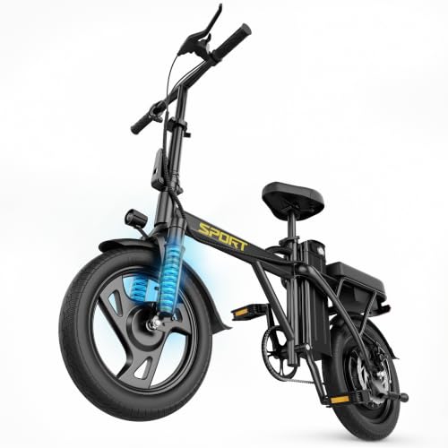 14inch Foldable Electric Bike for Adults, Peak 750W 20 MPH