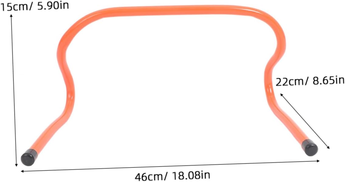 4Pcs Plastic Training Hurdles for Track Agility Speed Equipment Abs Base Outdoor Sports Soccer Fitness