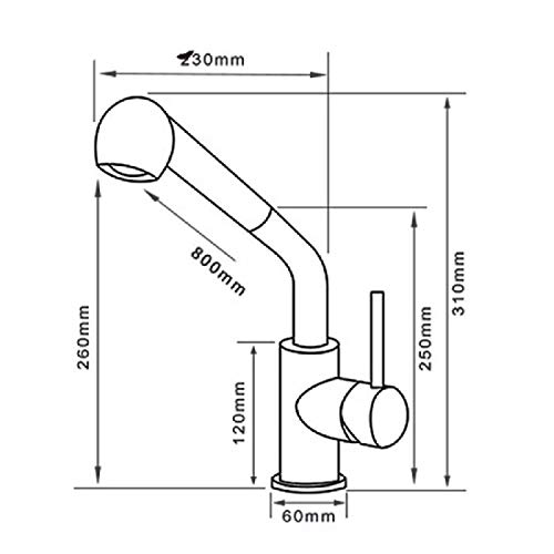 Pots de lavabo et mitigeur extensible noir pour simplifier vos recettes - 3