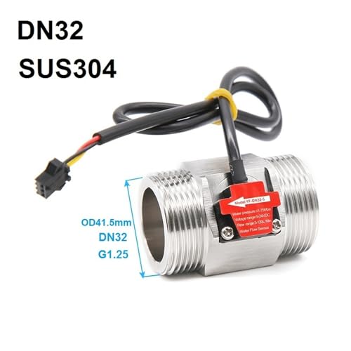 Capteur de débit d'eau en acier SUS304 de qualité supérieure DC5-24V - 2