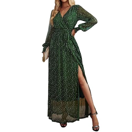 Robe de cocktail chic au fini fluide et coupe fendue magistrale