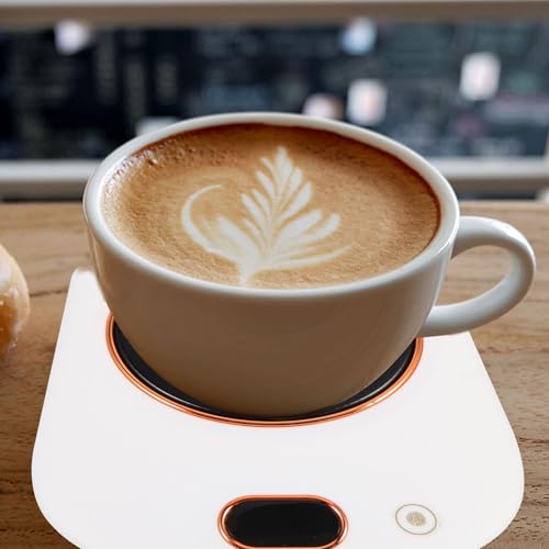 Almohadilla calentadora de taza USB portátil de acero para dormitorio 8