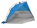 Lightspeed Outdoors Mini Pop Up Beach Tent Sun Shade, Blue