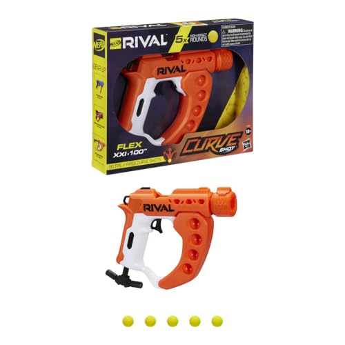 NERF Rival Curve Shot Flex XXI-100 fusil de précision avec trajectoire ajustable pour tir tactique