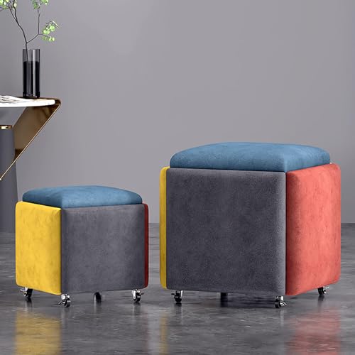 Taburetes de sofá para dormitorio que solucionan la falta de espacio con su diseño 5 en 1 4