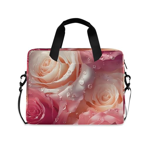 Funda Maletín para Laptop Flores Rosadas 13-15.6 pulg miniatura 1