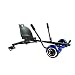 SmartGyro Crazy-Kart Black - Hoverkart, Soporte adaptable para patín eléctrico, Eje de...