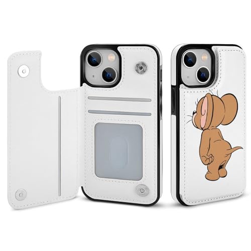 iPhone13 Mini用ケース 手帳型 トムとジェリー 【全機種対応】 アイフォン13 Mini用ケース スマホケース 財布型 PUレザー おしゃれ 背面カード収納 スタンド機能 携帯カバー 耐衝撃