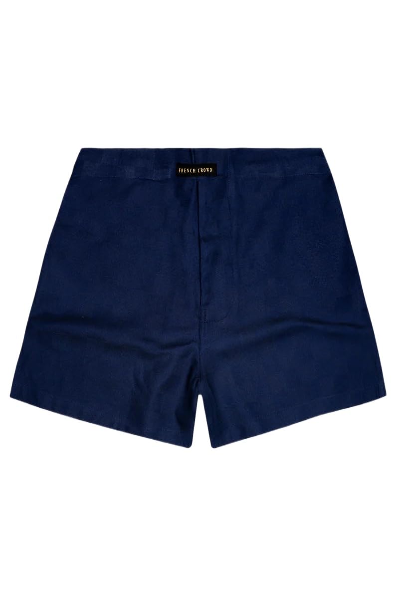 Deep Cove Blue Dobby Textured Premium Cotton Boxer-image-38