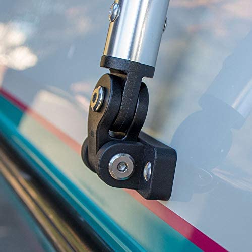 Eevelle Rear Support Poles, Set Of 2, Aluminum Tubes And Stainless Steel Mounting Hardware, Foldable, 32" Poles (Fits 46" Frame), Mounting Hardware Included, Easy Installation #TOP4