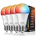 MagicLight Bluetooth Smart Light Bulb - 60w Equivalent Wake Up Lights - Multicolored Color Changing Disco Light - Dimmable Sunrise Sunset Sleeping Light Bulb