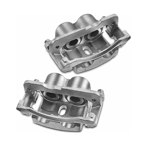 2x Brake Caliper Assembly for GMC Savana 1500 2500 Sierra 1500 2500 for Chevrolet Silverado 1500 2500 3500 for Cadillac 2000-2013 Left and Right with 4 Wheel Disc 18-B4728, 18-B4729 by AngyMeck - Image 7