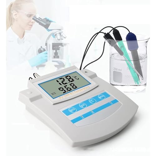 Medidor de pH digital 6 en 1 para medición de pH, ORP, TDS, CE y temperatura (0-50 °C), perfecto para acuarios y aplicaciones científicas