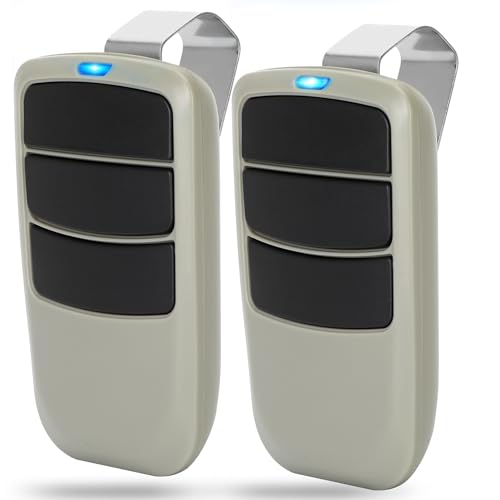 D3B Garage Door Opener Remote Control Compatible with Guardian 2211-L Garage Door Remote Transmitter 303mhz/390mhz Gate Opener 3 Button Remote Transmitter(2 Pack)