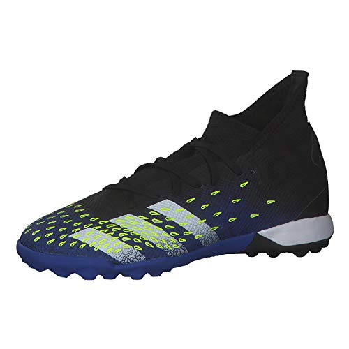 Desgin contemporaneo Adidas FY0623 Predator Freak .3 TF Uomo, Core Black/Ftwr White/Solar Yellow EU 47 1/3