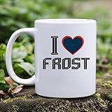Keepsake Present Mug for City Frost Minnesota State - I Love Frost MN Souvenirs Mug Ceramic 11oz White