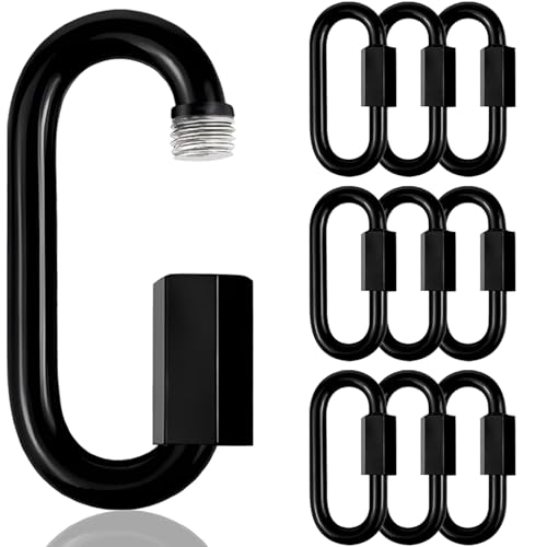 10 Pack 1.65“ Chain Quick Links - Anti-Rust Heavy Duty