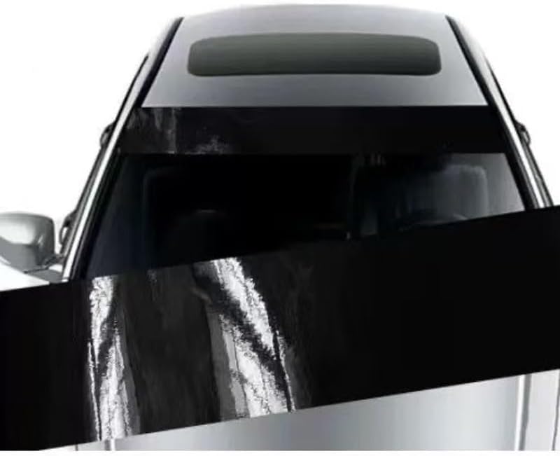 1 Roll Windshield Sun Strip for VW Polo 6 (VI) AW I 2017-2024, Effectively Blocks Glare & UV Rays with Self-Adhesive Vinyl Perfectly,C
