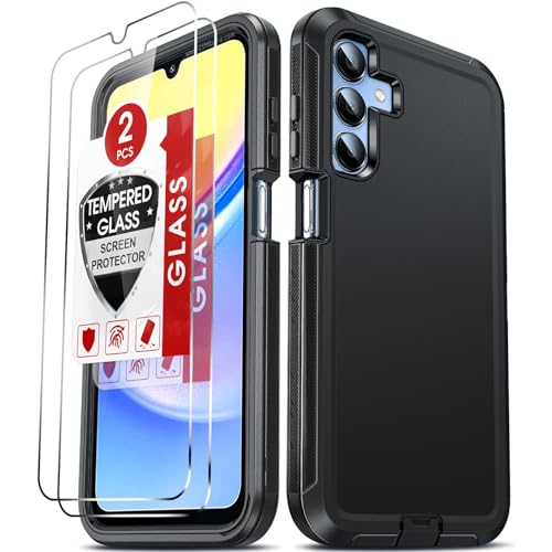 Coque Galaxy A15 5G robuste noire pour chantiers et quotidien