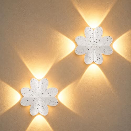 Image of Gesto 8W Waterproof Led Wall Light for Home Decoration - Up Down 4-Way LED Wall Lamp | IP65 Outdoor Fancy Wall Lights for Balcony,Gate,Elevation,Garden,Patio | Decorative Wall Mount Light -Pack of 2
