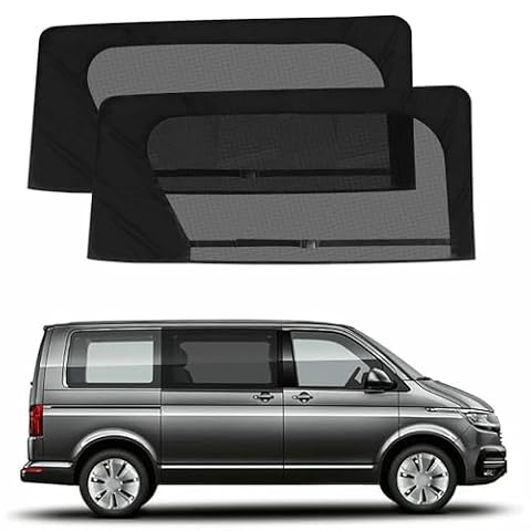 Siatka chroniąca przed owadami na okno boczne, kompatybilna z VW T5 T6 – moskitiera do drzwi przesuwnych, ochrona przed komarami, na kemping