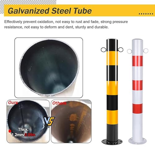 Bolardos de Seguridad Vial, de Acero galvanizado de Alta Resistencia, para barreras de Acceso y Control de tráfico.