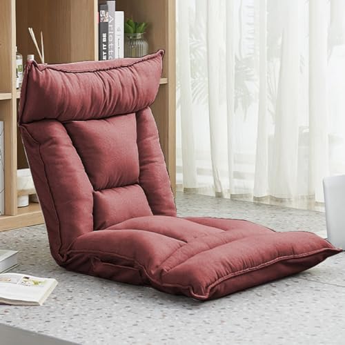 Chaise de sol dossier réglable pour soulager le dos en position assise