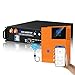 ECO-WORTHY 5.12kWh LiFePO4 48V 100Ah CUBIX 100 Bluetooth mit 5000W Hybrid Inverter,3U Gehäuse Serverschrank Batterie mit Unterstützt CAN&RS485 für Solaranlage Komplettset,Photovoltaikanlage