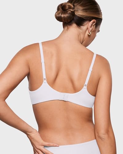 Image of INLYRIC Women's Inbarely Plus Plunge Bra - Unlined Underwire Sexy Demi Balconette Bras