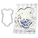 Metall-Stanzschablone für Baby-Einteiler, Shaker für Babykleidung, Stanzschablonen, DIY, Scrapbooking, Karten, Fotoalbum, Basteln, dekorative Prägepapier-Stanzformen für Alben, Karten, Scrapbooking